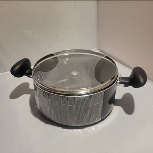 T-Fal Simply Cook 8.5qt Nonstick Wide Stock Pot with Lid Black